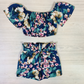 Floral short set