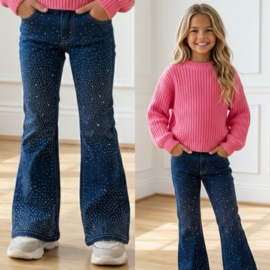Keep it knitted sweater - fuchsia