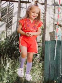 Purple glitter knee socks