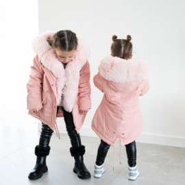 Girls winter parka - roze