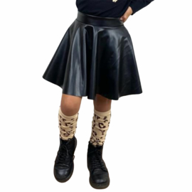 Leatherlook skirt - Black