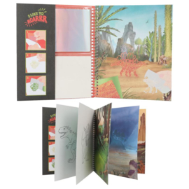 Dino World kleurboek Stick & Shine