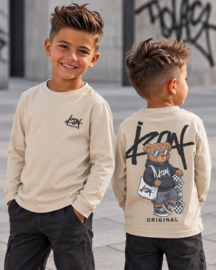 Icon skater bear longsleeve - beige