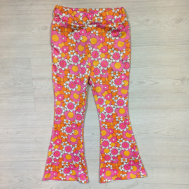 Flower power pants - roze