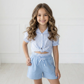 Ocean Breeze Short Set - blauw