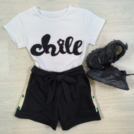 Lovely star & hearts shorts - groen
