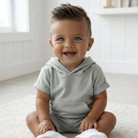 Little sporty boys set - sagegroen