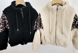 Your own teddy leopard jacket