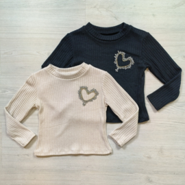 Bling heart top