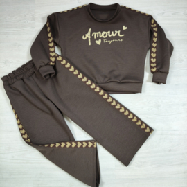 Amour Toujours Tracksuit - bruin