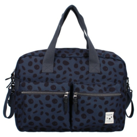 Luiertas navy dotted