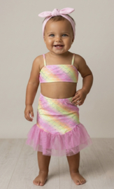 Mermaid Magic Tule Skirt Set - geel