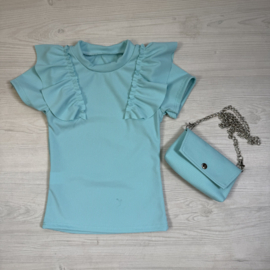 Ruffle Dream Shortsleeves - mint