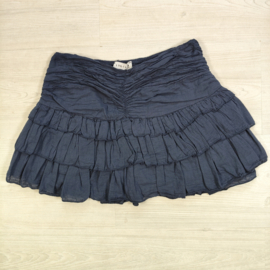 Sunset Ruffle Skirt - navy