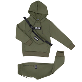 Icon set + bag - legergroen