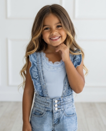 Your Ruffle Suspender Shorts