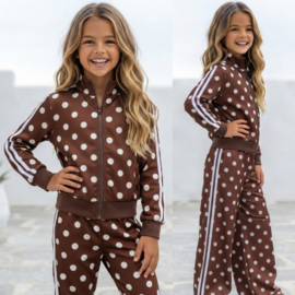 Your Polka Dot Tracksuit - bruin