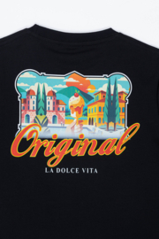 La Dolce original tee - zwart
