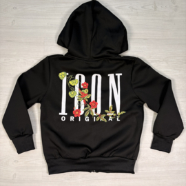 ICON Floral Tracksuit - zwart