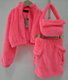 Oh so soft set - Neon pink