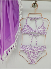 Bikini & pareo - paars