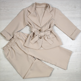 Boss Babe Blazer Set - beige