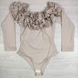 Royal Ruffle Body - beige