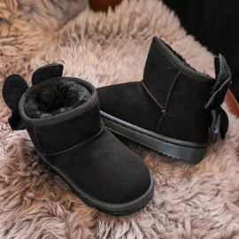 Cute bunny boots - Black