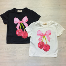 Bow & cherry top