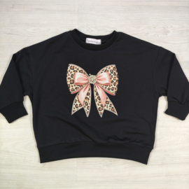 Wild Bow Sweater - zwart