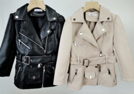 Your belted leather jacket