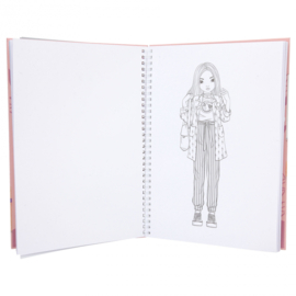 TOPModel kleurboek met kleurpotloden NYELA & JUNE