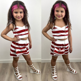 Stripe stripe set - rood