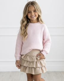 Keep it knitted sweater - lichtroze (verzenddatum 25 sep)