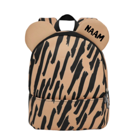 Backpack Bear Nude Zebra (gepersonaliseerd)