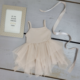 Ultimate tule dress - beige