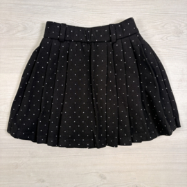 Some Glitter Pleated Skirt - zwart