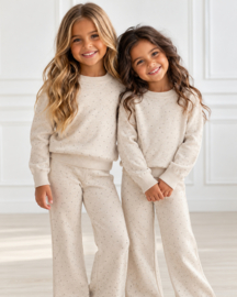 Shine All Day Knitted Set - beige