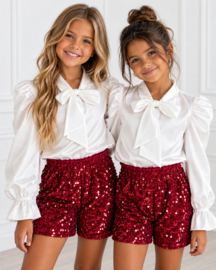 Party glow short - bordeaux