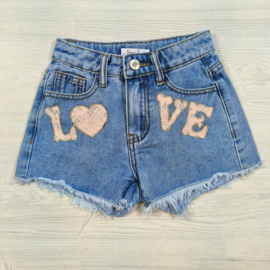 L<3VE denim short