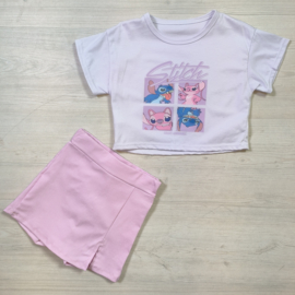 Skort & Stitch set - roze