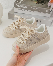 Shine bright sneakers - beige