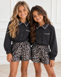 Party glow short - zilver