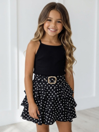 Your Printed Layered Skort - polkadot