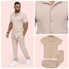 Summer evening boys set - beige