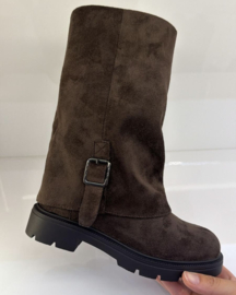 Country style boots - bruin