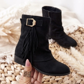 Boho Chic Boots - zwart