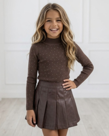 Diamond Basic Top - bruin