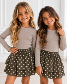 Sweetheart Layer Skirt - legergroen