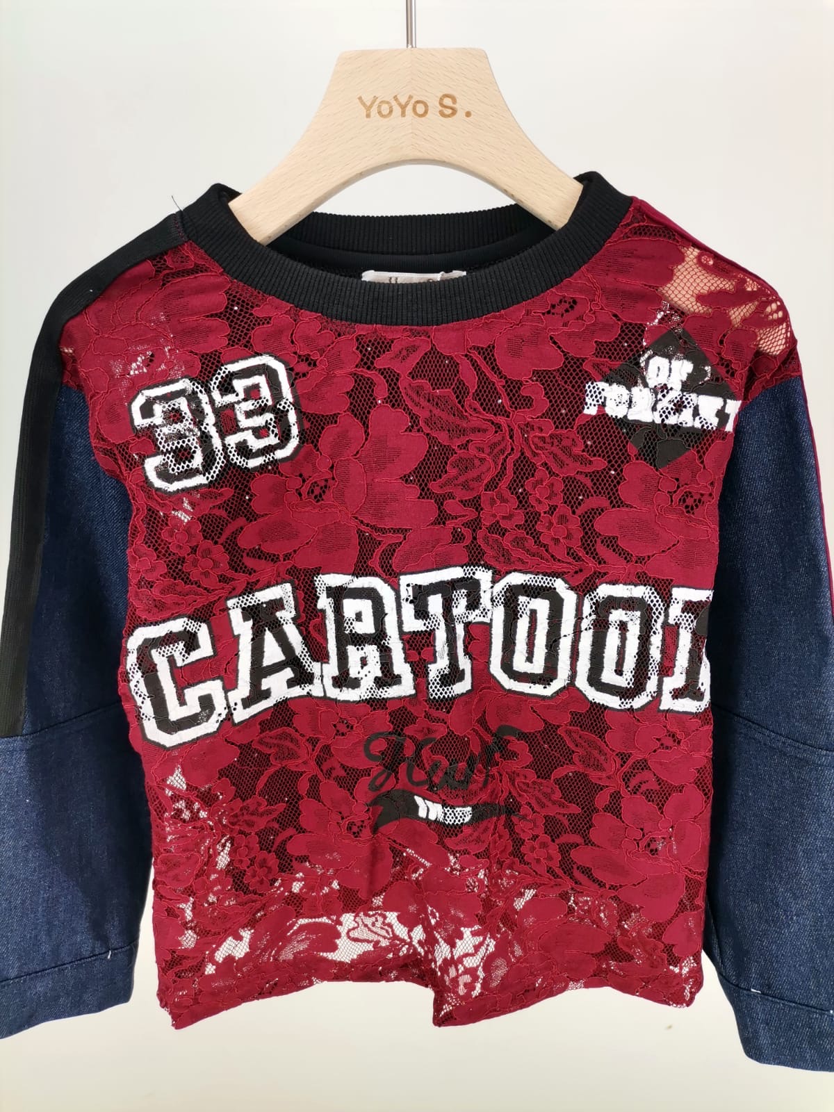 Your laced cartoon top